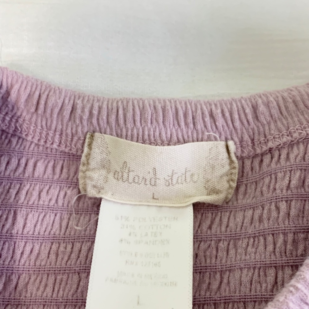 Altar’d State smocked stretchy fitted top - Picture 3 of 4